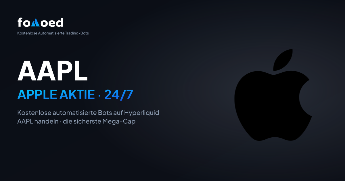 Apple (AAPL)-Aktie 24/7 mit kostenlosen Trading-Bots auf Hyperliquid handeln — Anleitung 2026