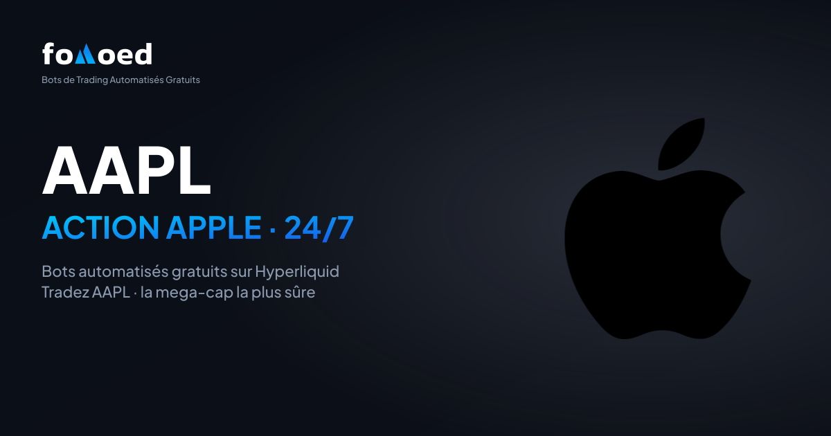 Comment trader l'action Apple (AAPL) 24/7 avec des bots de trading gratuits sur Hyperliquid