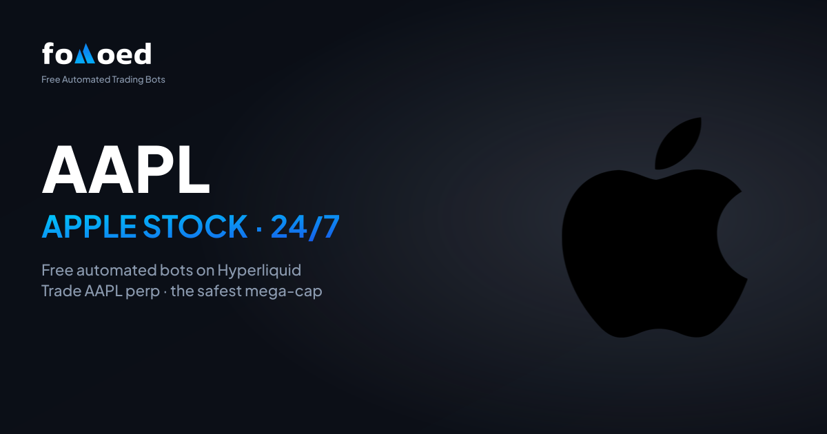 How to Trade Apple (AAPL) Stock 24/7 with Free Trading Bots on Hyperliquid