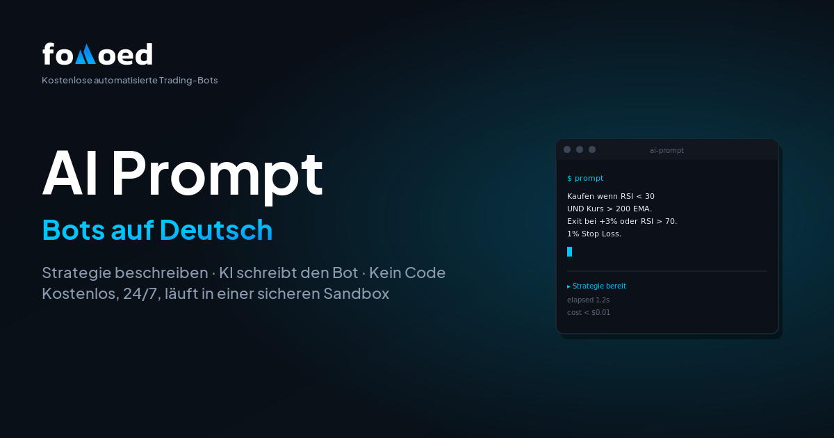 Wie du mit KI einen Trading-Bot in einfachem Englisch baust (ohne Coding)