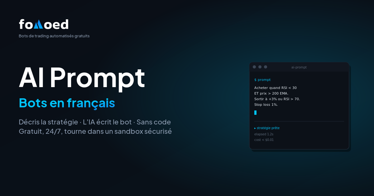 Comment créer un bot de trading avec l'IA en langage naturel (sans code)