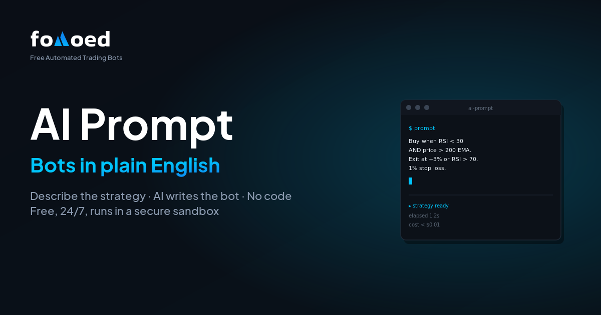 How to Build a Trading Bot with AI in Plain English (No Coding)