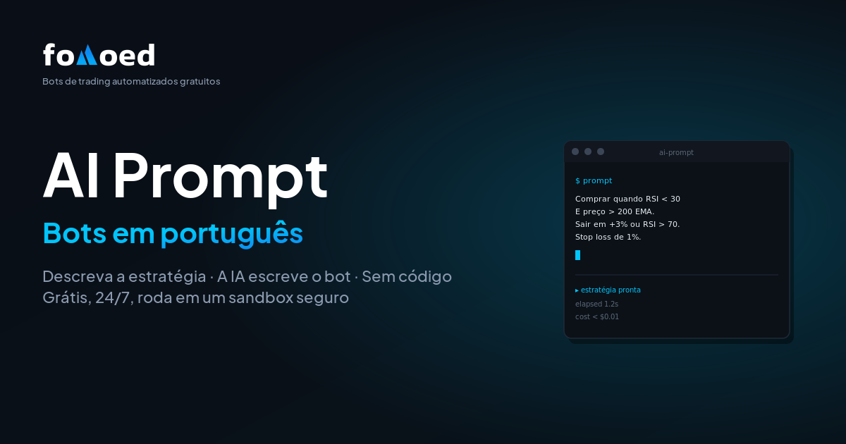 Como Construir um Trading Bot com IA em Inglês Simples (Sem Programar)