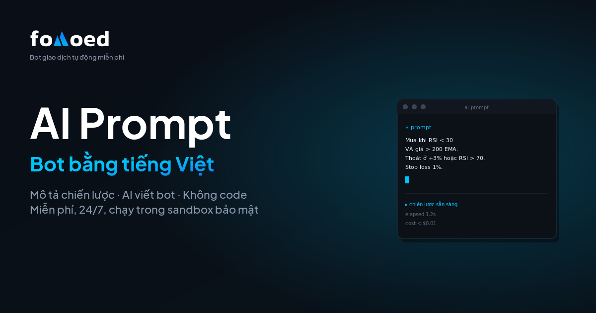 Cách dựng Trading Bot bằng AI với tiếng Anh đơn giản (Không cần code)