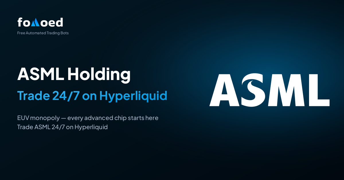 How to Trade ASML (ASML) Stock 24/7 with Free Trading Bots on Hyperliquid
