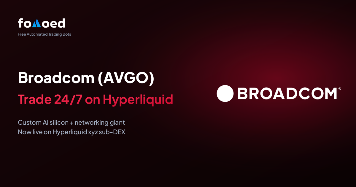How to Trade Broadcom (AVGO) Stock 24/7 with Free Trading Bots on Hyperliquid