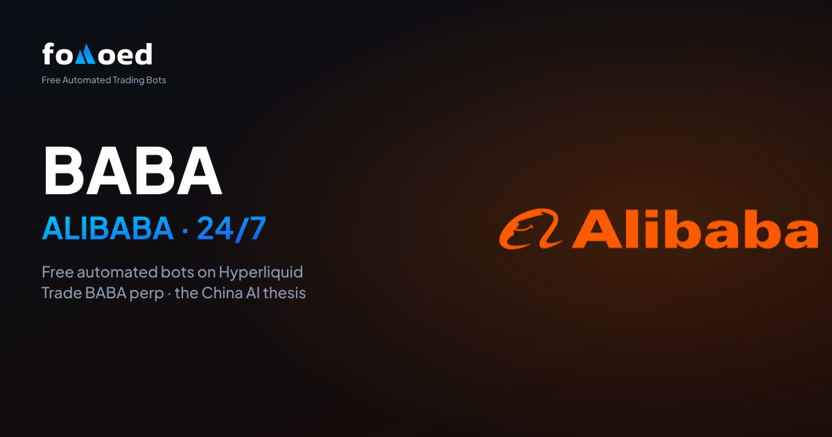 How to Trade Alibaba (BABA) Stock 24/7 with Free Trading Bots on Hyperliquid