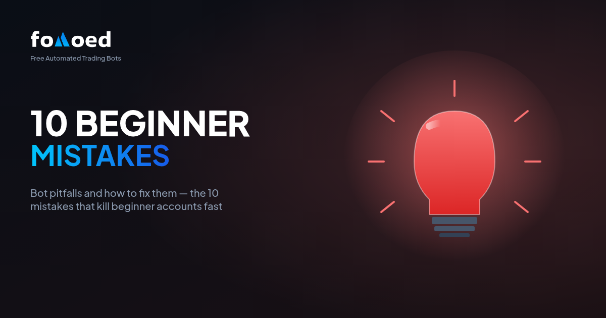 10 Beginner Mistakes with Crypto Trading Bots (and How to Fix Them)