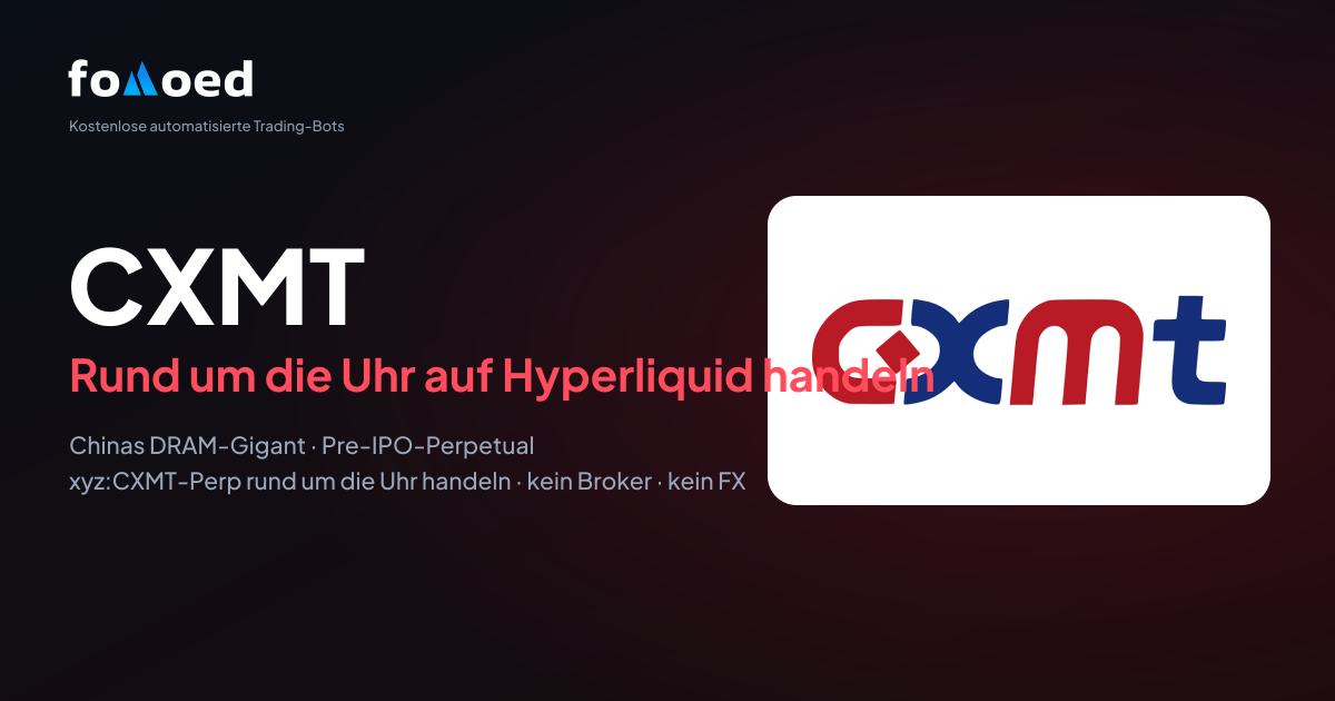 CXMT (ChangXin Memory) rund um die Uhr mit kostenlosen Trading-Bots auf Hyperliquid handeln