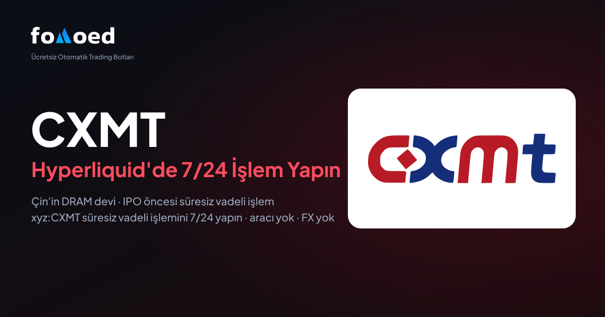 Hyperliquid'de Ücretsiz Trading Botlarıyla CXMT (ChangXin Memory) 7/24 Nasıl İşlem Yapılır