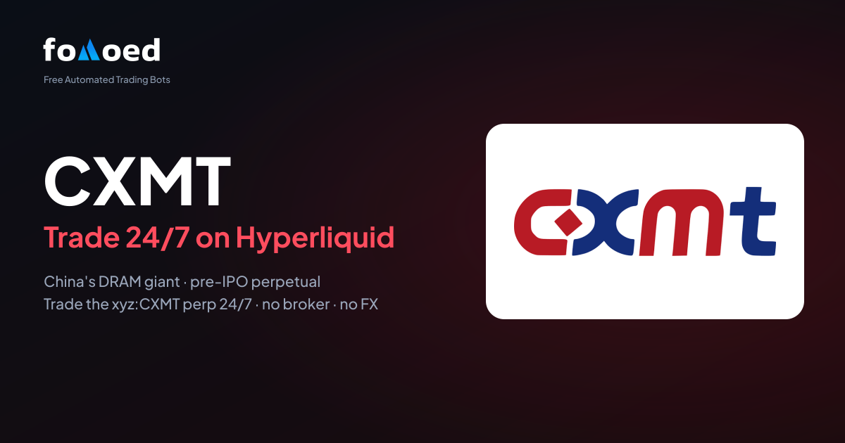 How to Trade CXMT (ChangXin Memory) 24/7 with Free Trading Bots on Hyperliquid