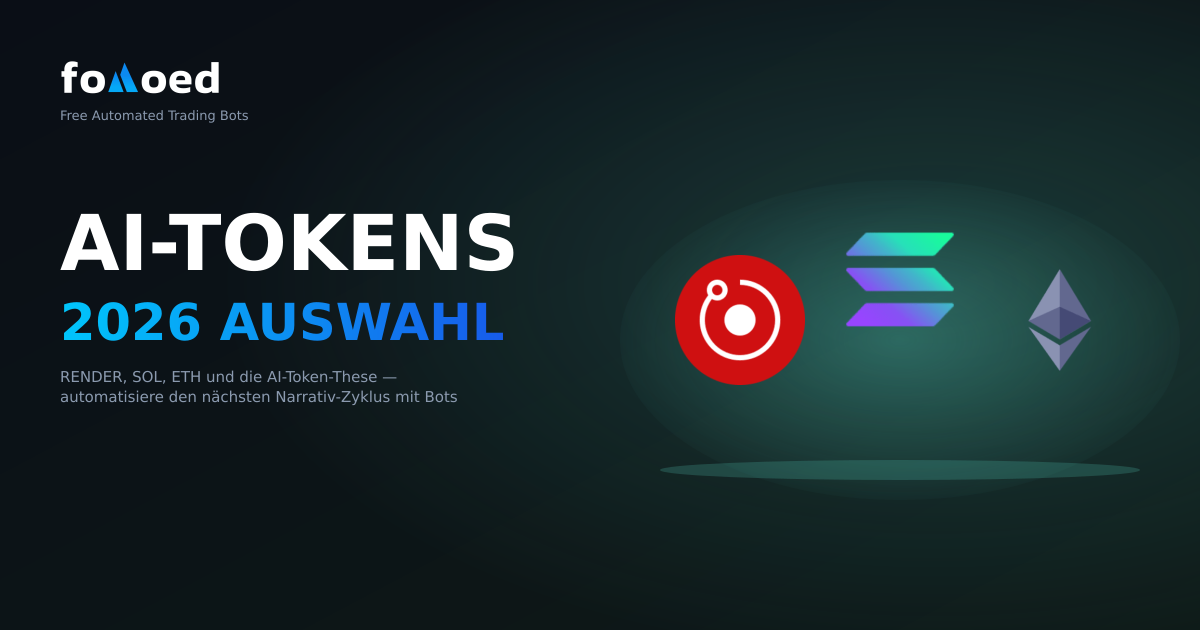 Top-KI-Token für den Handel mit Bots im Jahr 2026: RENDER, FET, TAO und mehr