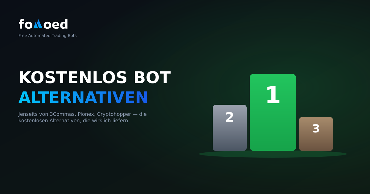 Beste kostenlose Alternativen zu 3Commas, Pionex und Cryptohopper im Jahr 2026