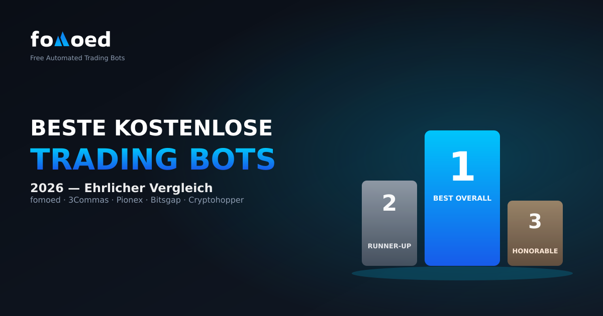 Beste kostenlose Crypto Trading Bots 2026 — Ehrlicher Vergleich