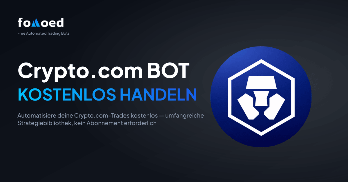 Kostenloser Crypto.com Trading Bot: Automatisiere deine Crypto.com-Trades kostenlos