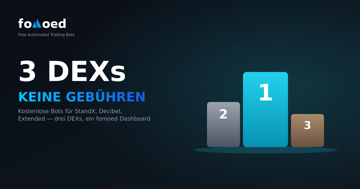 Kostenlose Trading Bots für StandX, Decibel und Extended Exchanges