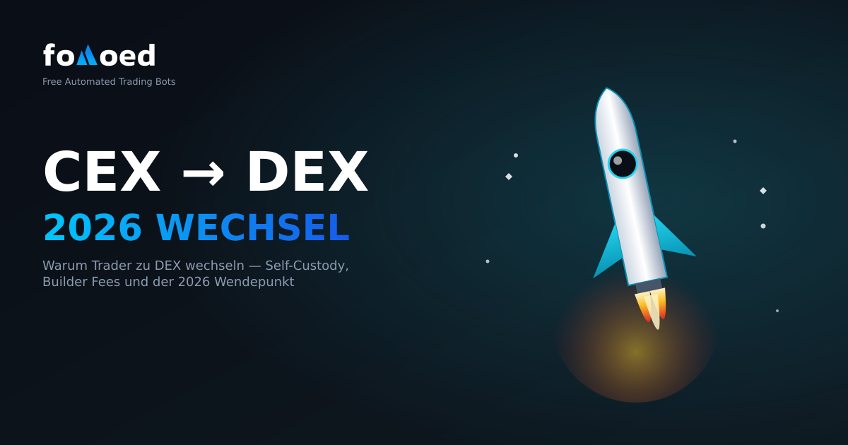 Warum Händler im Jahr 2026 auf DEX umsteigen (und wie man es automatisiert)