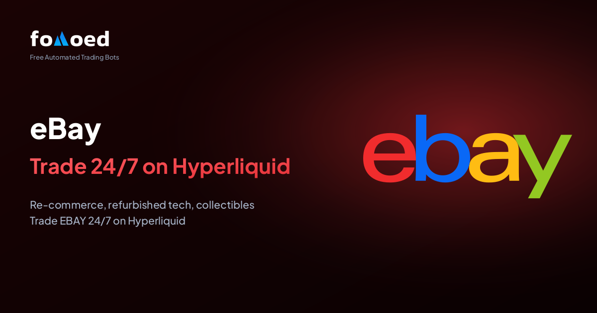 How to Trade eBay (EBAY) Stock 24/7 with Free Trading Bots on Hyperliquid