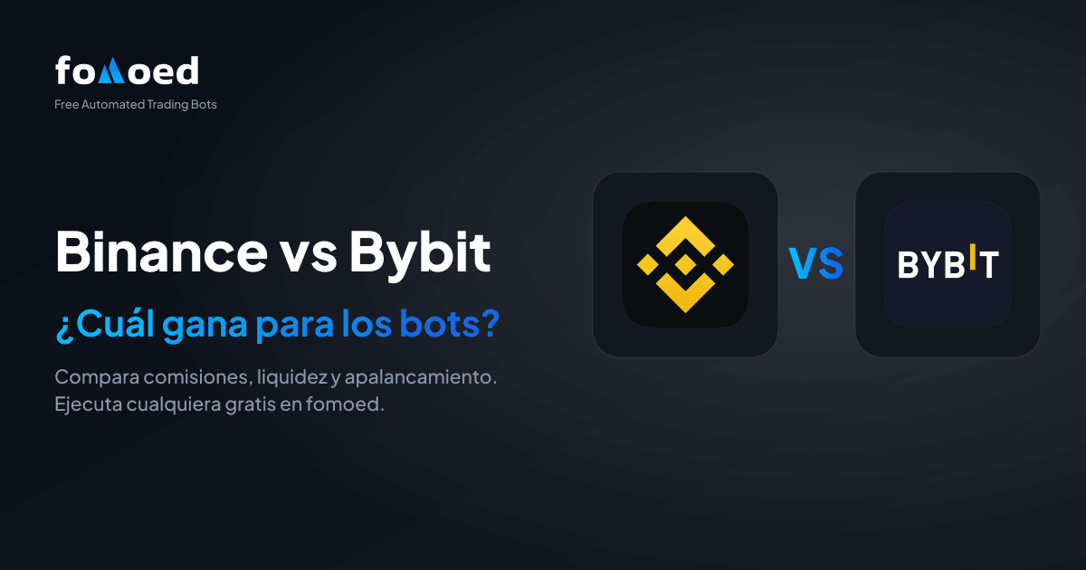 Binance vs Bybit para bots de trading (2026): ¿cuál es mejor?