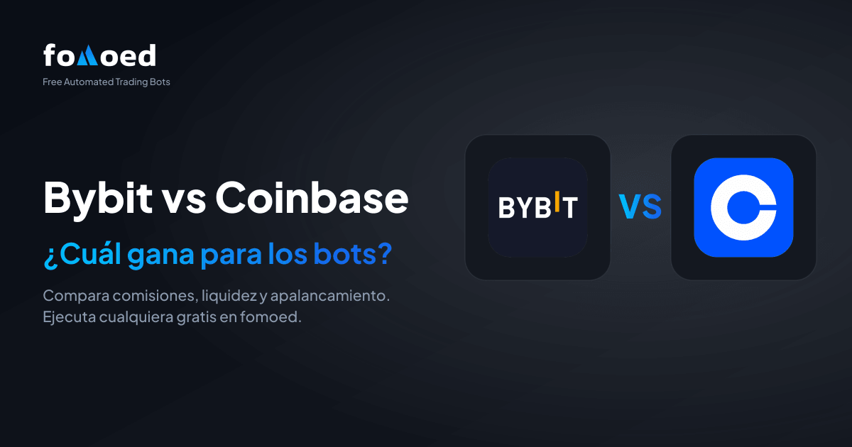 Bybit vs Coinbase para bots de trading (2026): ¿cuál es mejor?