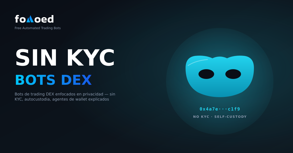 Opere con criptomonedas sin KYC: Bots comerciales DEX para comerciantes centrados en la privacidad