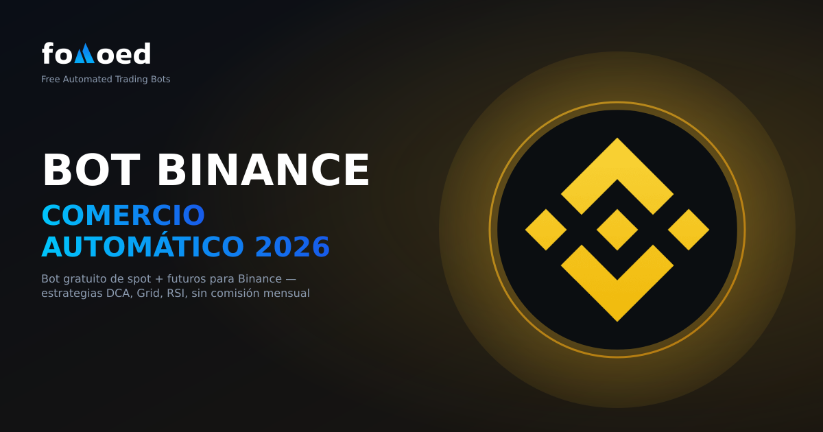 Bot de comercio gratuito de Binance 2026: automatice los futuros y el spot de Binance