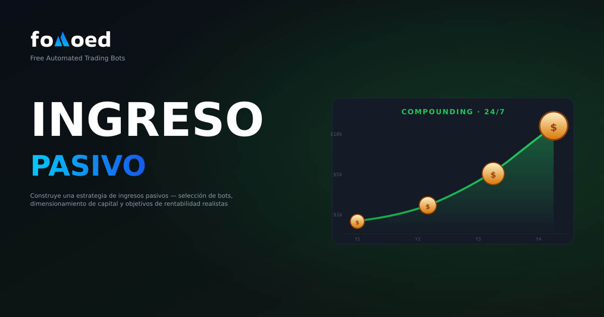 Cómo construir una estrategia de ingresos pasivos con Crypto Bots en 2026