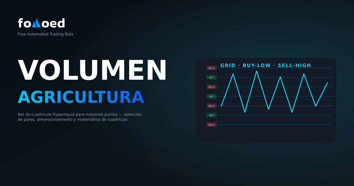 Agricultura de volumen en hiperlíquido: estrategia de grid bot para obtener el máximo de puntos