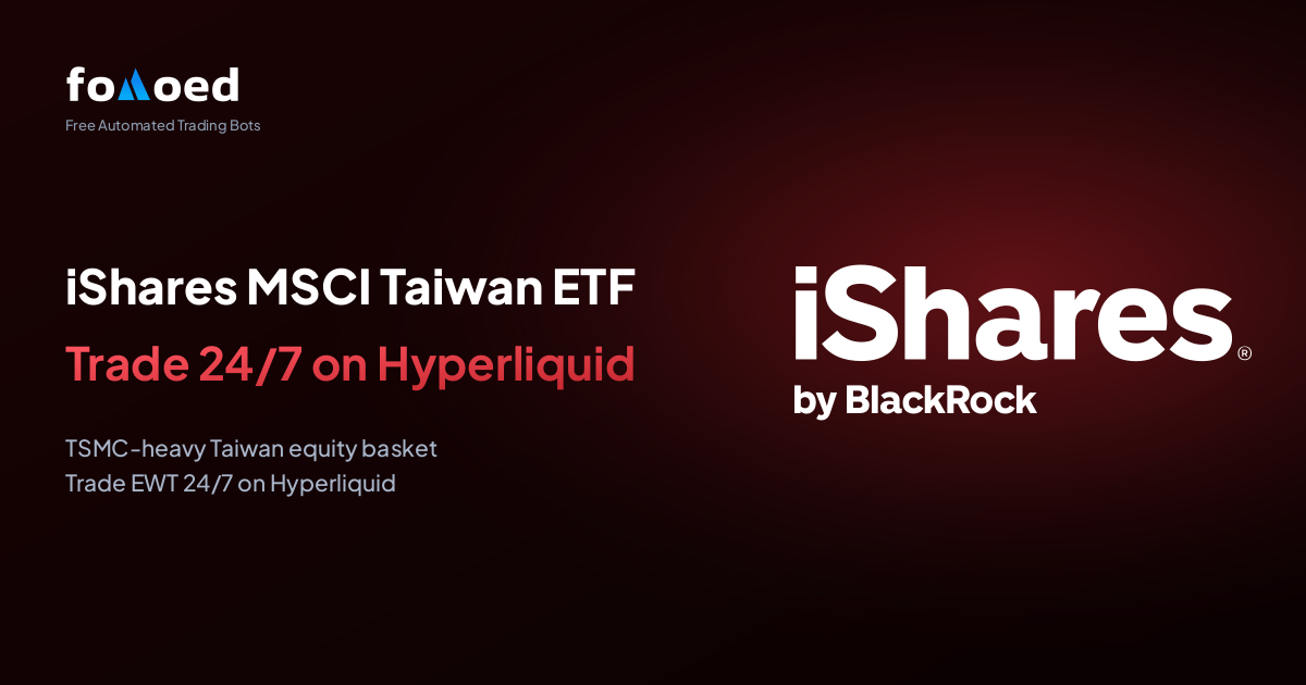 How to Trade iShares MSCI Taiwan ETF (EWT) 24/7 with Free Trading Bots on Hyperliquid