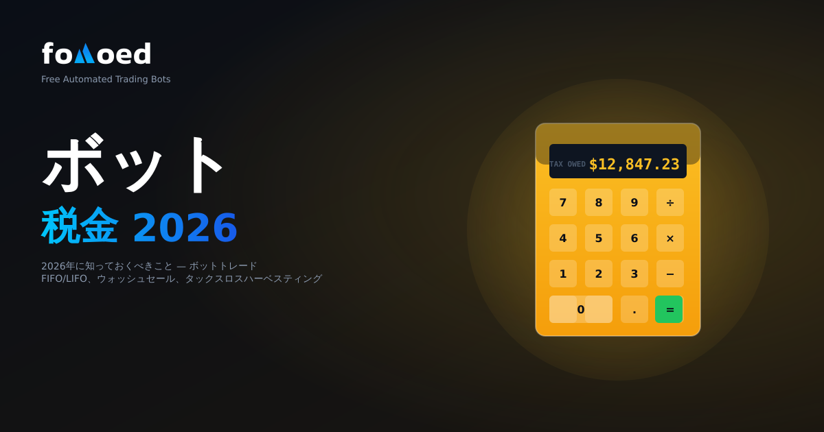 仮想通貨取引ボット税: 2026 年に知っておくべきこと