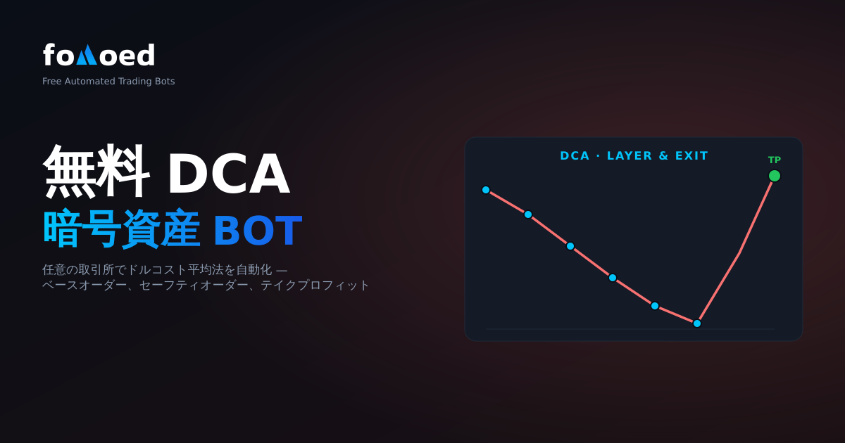仮想通貨用の無料 DCA ボット: あらゆる取引所でドルコスト平均法を自動化