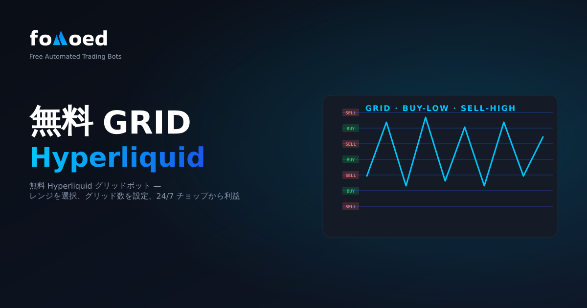 Hyperliquid 用の無料グリッド取引ボット: 完全なセットアップ ガイド