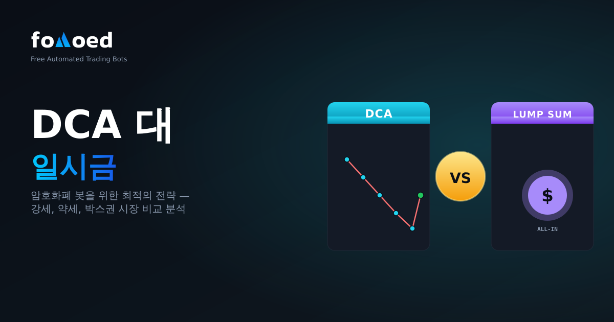 DCA 대 암호화폐에 대한 일시불 투자: 어느 것이 봇에 더 좋나요?