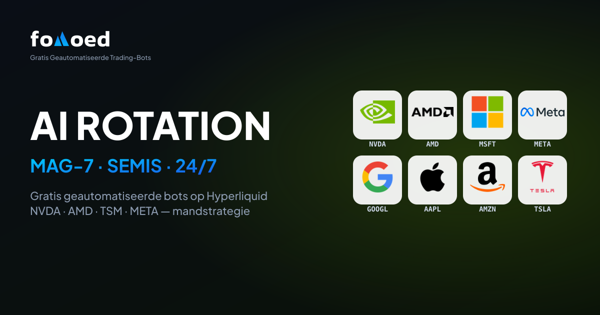 Hoe u de Mag-7 + halfgeleider AI-rotatie 24/7 verhandelt met gratis tradingbots op Hyperliquid