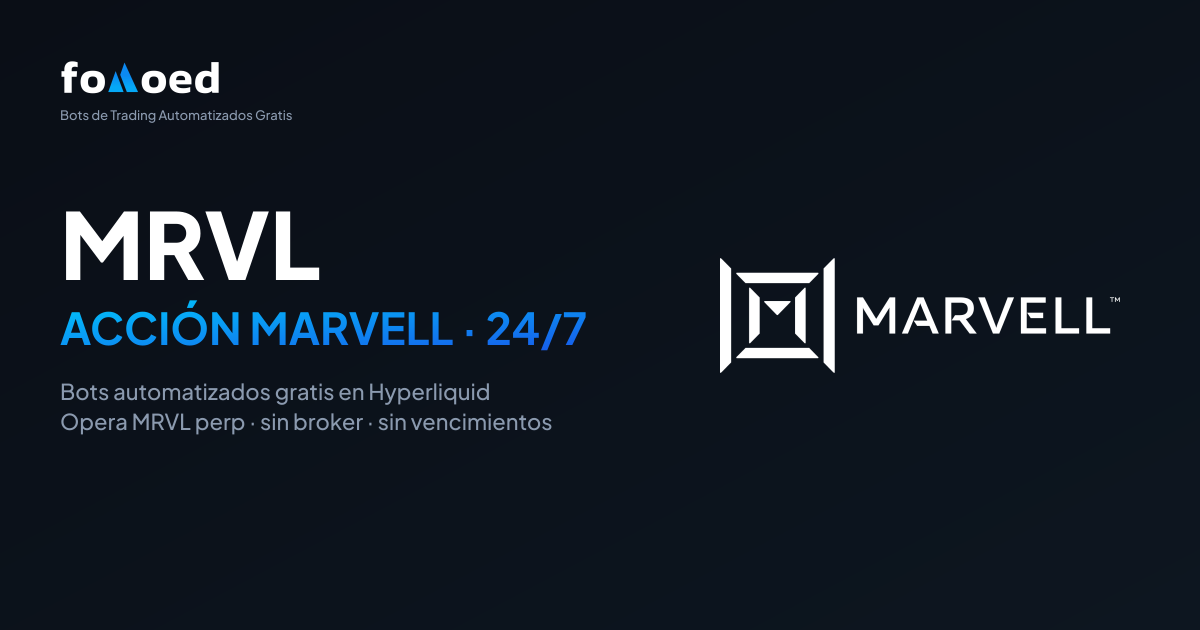 Cómo operar la acción de Marvell (MRVL) 24/7 con bots de trading gratuitos en Hyperliquid