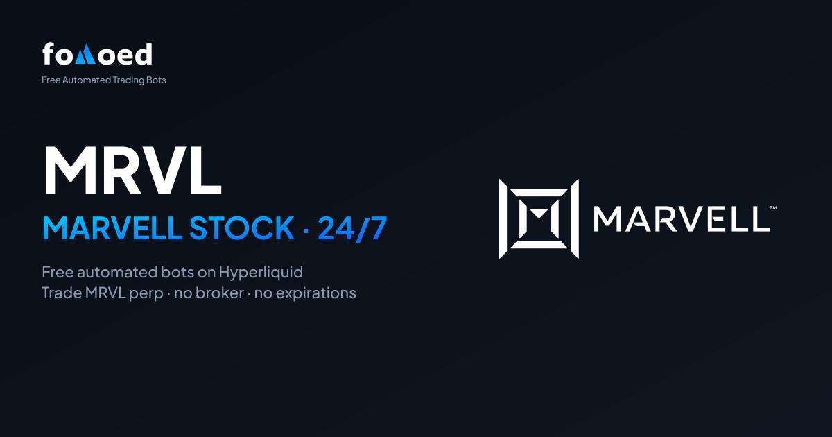 How to Trade Marvell (MRVL) Stock 24/7 with Free Trading Bots on Hyperliquid