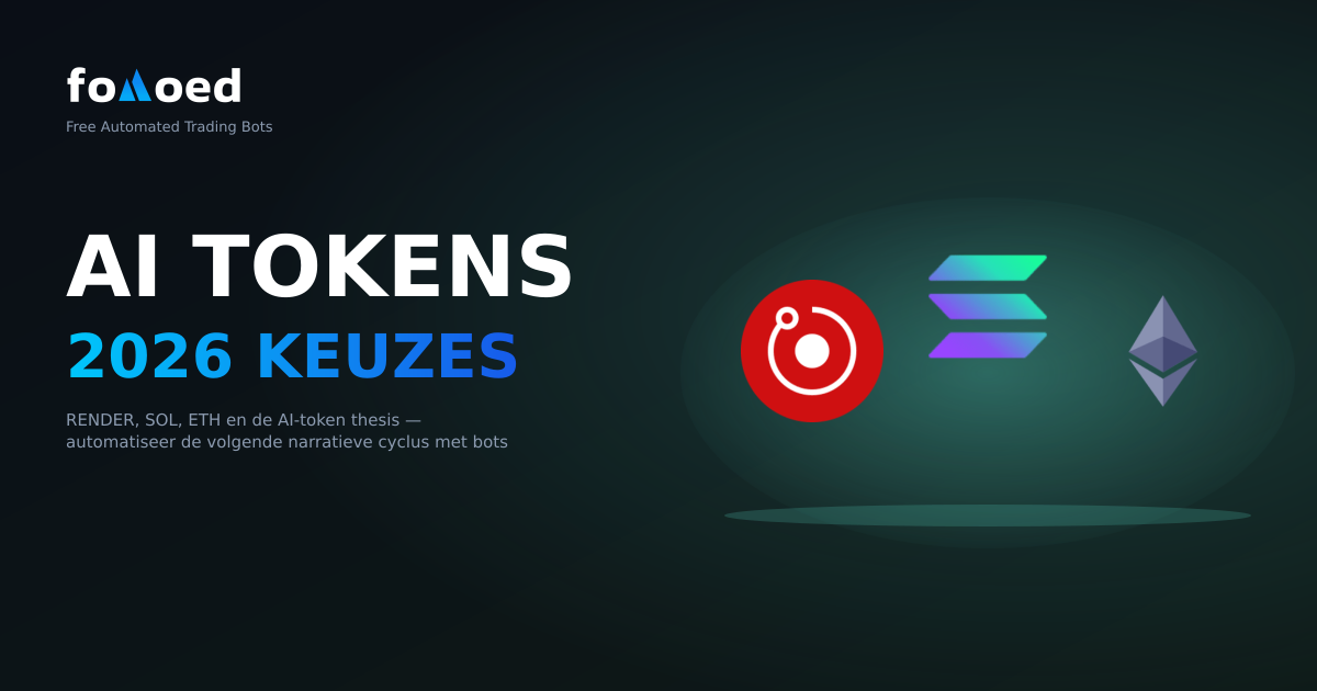 Top AI-tokens om in 2026 met bots te handelen: RENDER, FET, TAO en meer