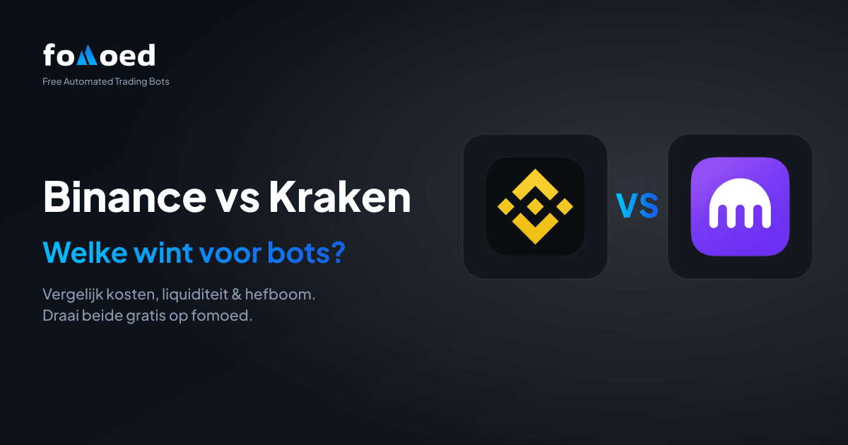 Binance vs Kraken voor trading bots (2026): welke is beter?