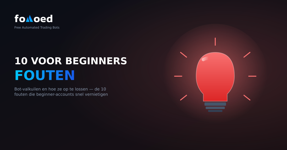 10 beginnersfouten met Crypto Trading Bots (en hoe u deze kunt oplossen)