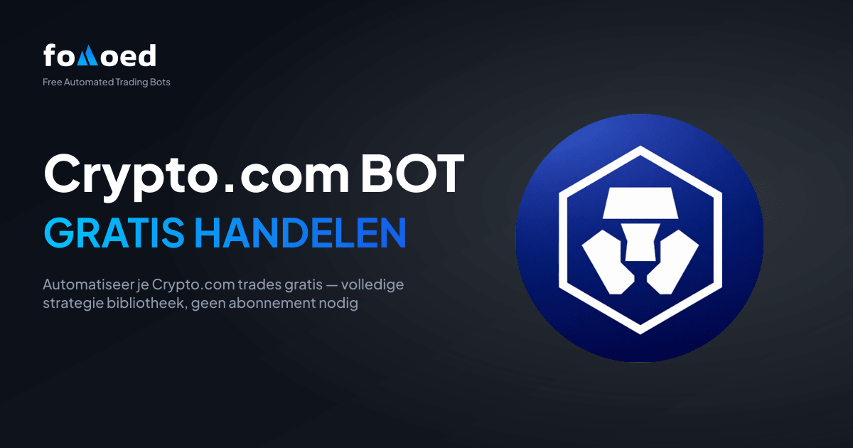 Gratis Crypto.com trading bot: automatiseer je Crypto.com-trades gratis