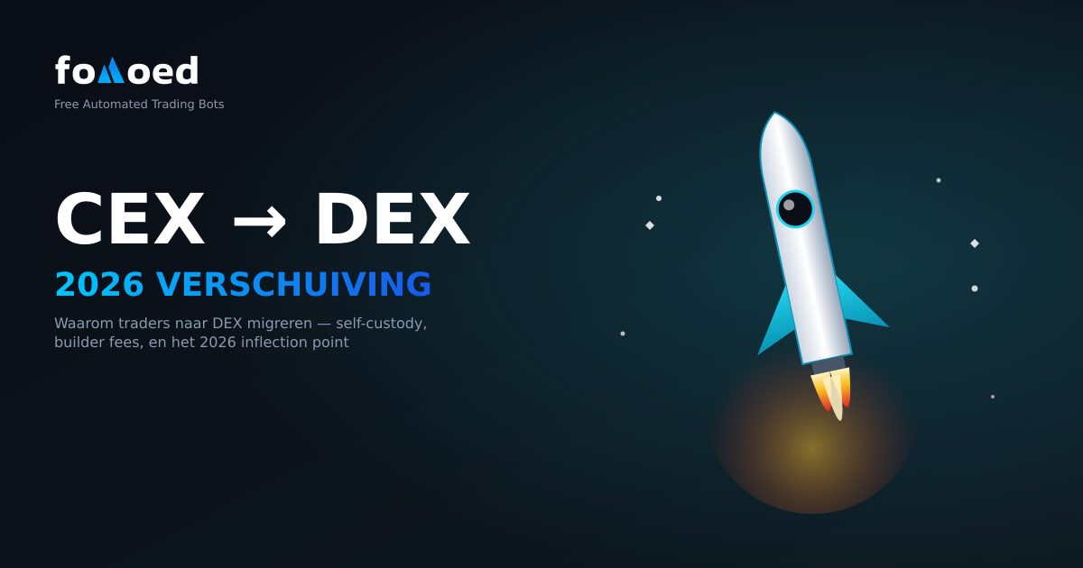Waarom handelaren in 2026 overstappen op DEX (en hoe dit te automatiseren)
