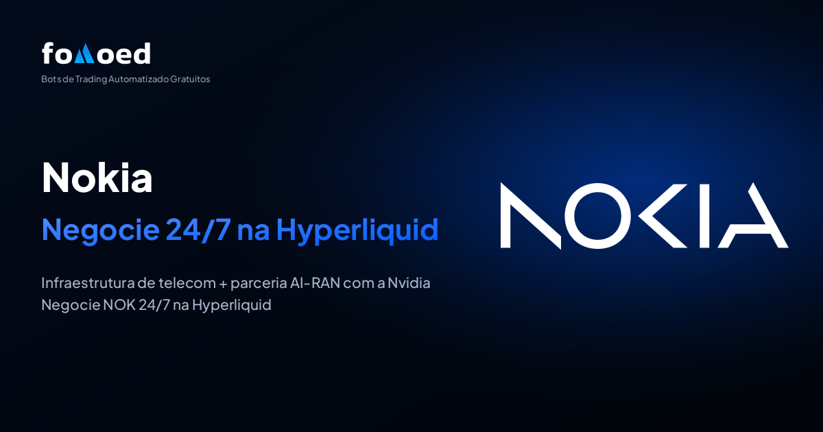Como Fazer Trading de Ações da Nokia (NOK) 24/7 com Bots Gratuitos na Hyperliquid