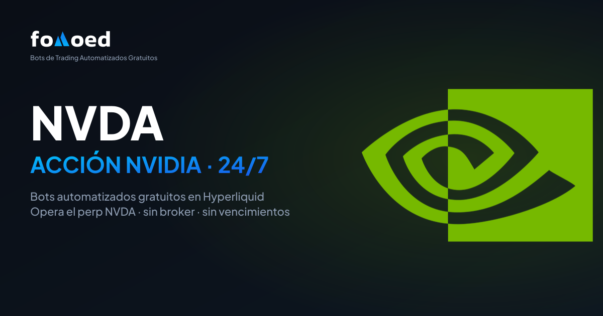Cómo operar la acción de NVIDIA (NVDA) 24/7 con bots de trading gratuitos en Hyperliquid