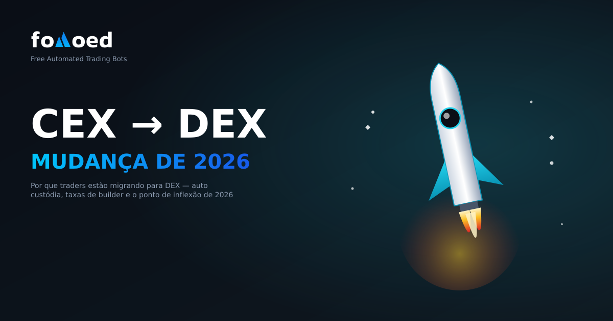 Por que os traders estão migrando para o DEX em 2026 (e como automatizá-lo)