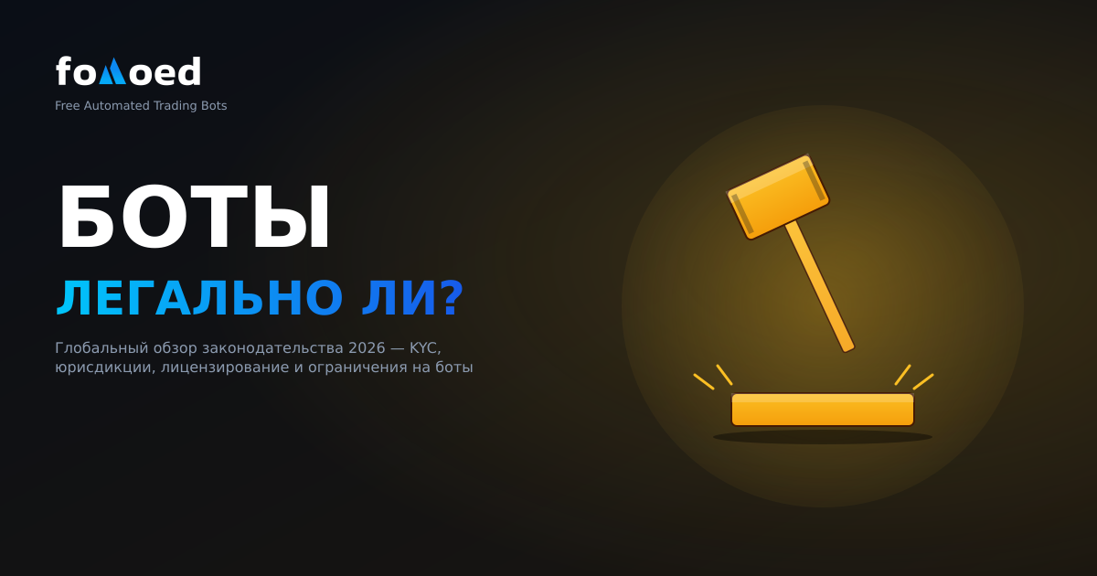 Законны ли боты для торговли криптовалютой? Глобальный обзор 2026 года