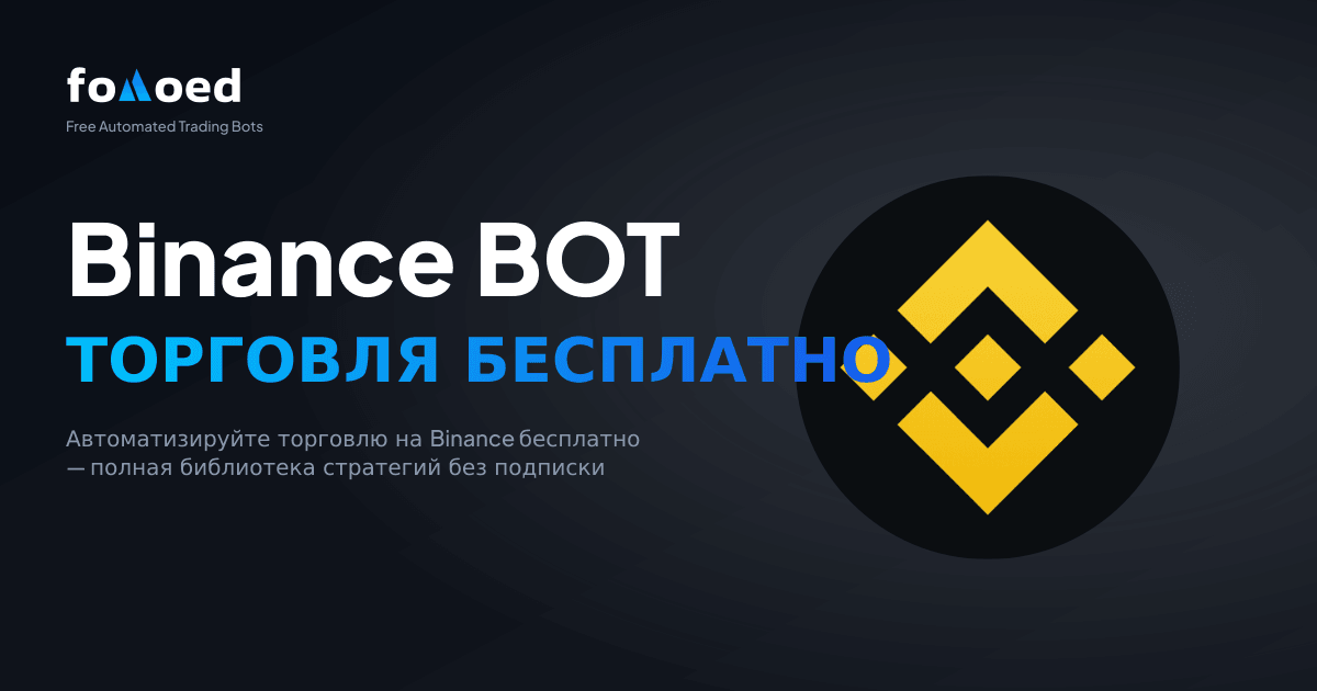 Бесплатный торговый бот Binance 2026: автоматизируйте фьючерсы и спот Binance
