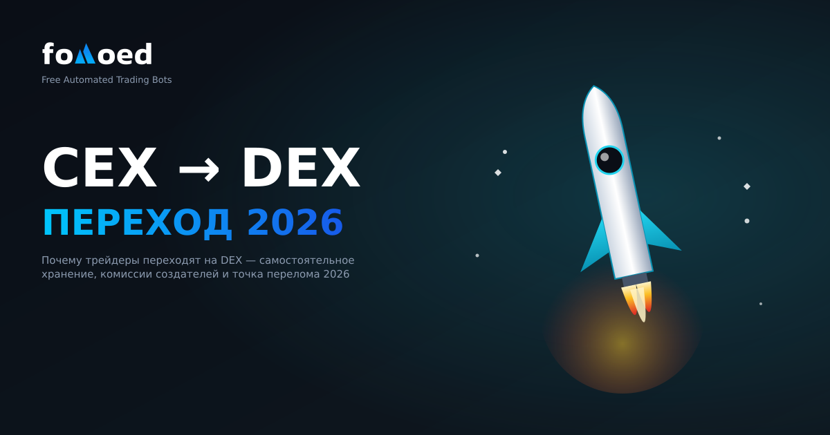 Почему трейдеры переходят на DEX в 2026 году (и как это автоматизировать)