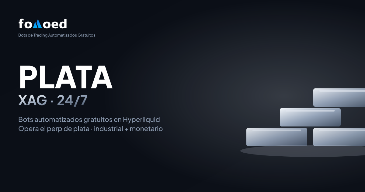 Cómo operar Plata (XAG) 24/7 con bots de trading gratuitos en Hyperliquid