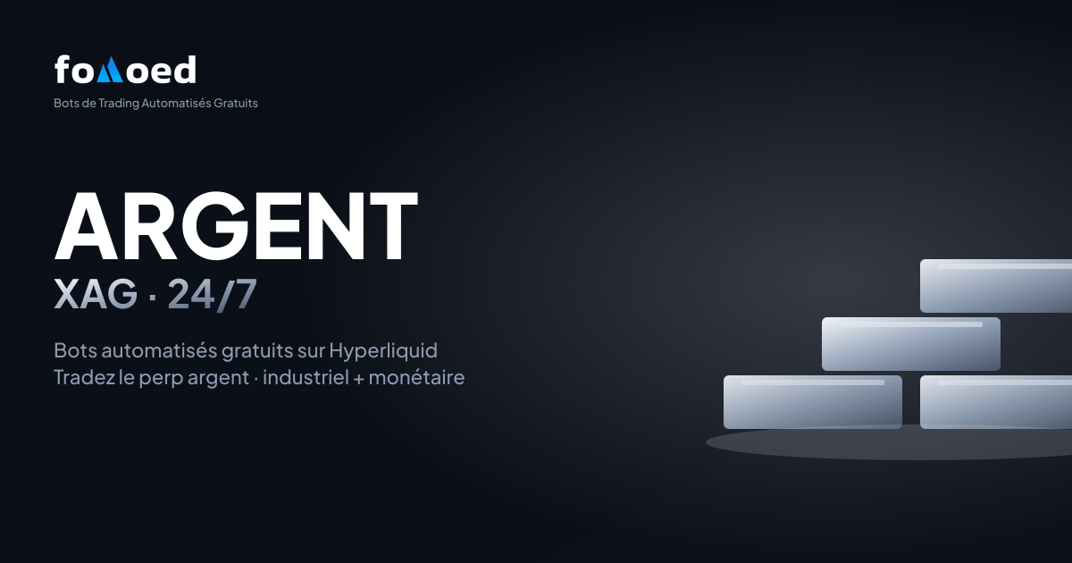 Comment trader l'argent (XAG) 24/7 avec des bots de trading gratuits sur Hyperliquid