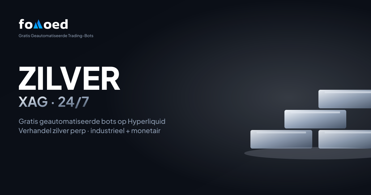 Hoe u zilver (XAG) 24/7 verhandelt met gratis trading bots op Hyperliquid